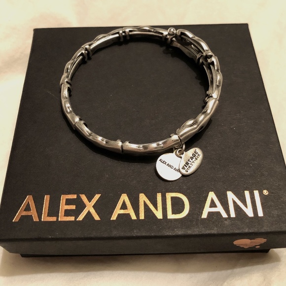 Alex and Ani Rocker Beaded Bangle - Picture 3 of 7